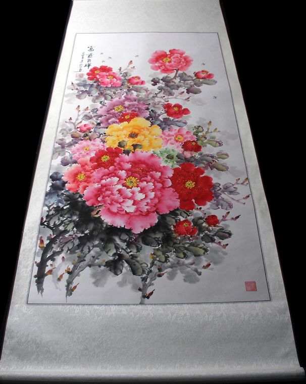 四尺牡丹画精品