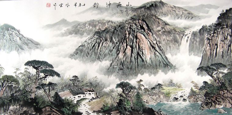 办公室风水挂画 - 第一字画网