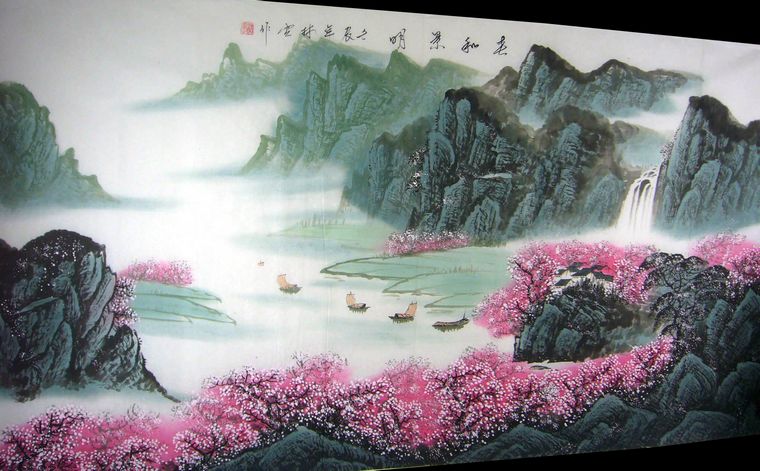 客厅风景山水画