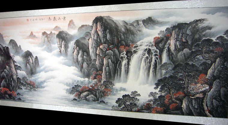 小八尺国画山水