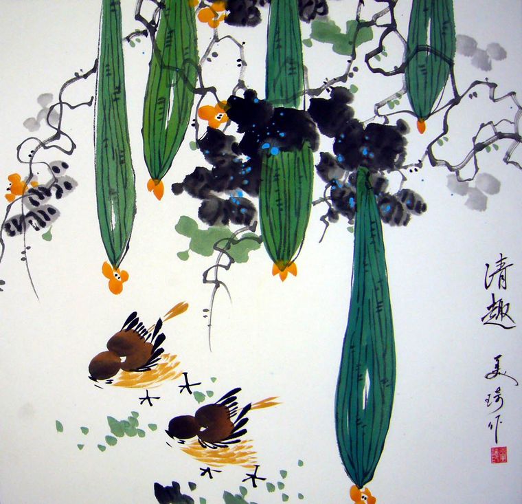 丝瓜图