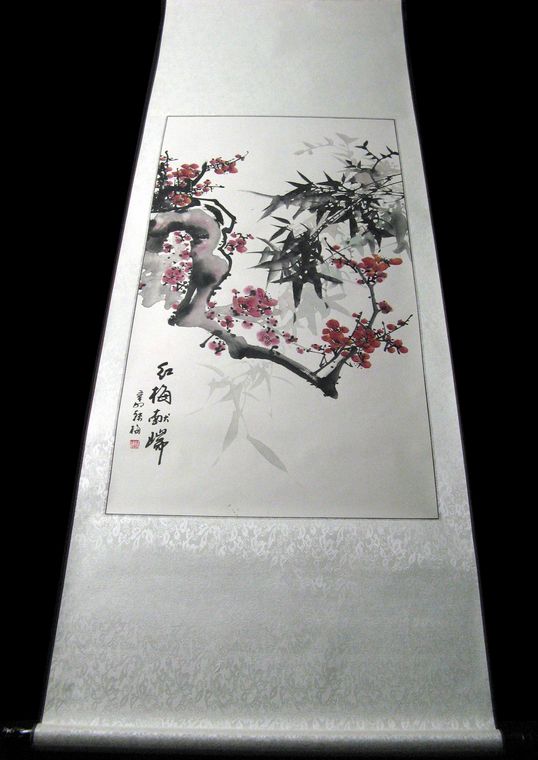 梅兰竹菊字画