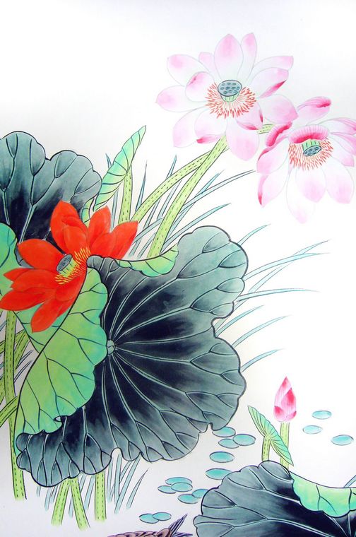 鸳鸯戏水图 - 第一字画网