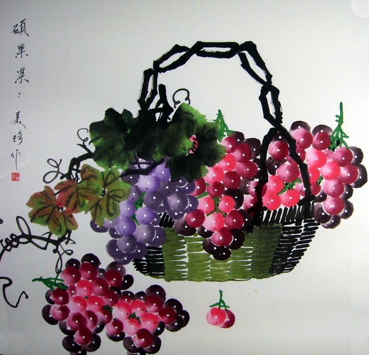 餐厅水果画