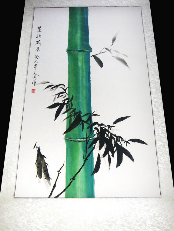 竹子水墨画