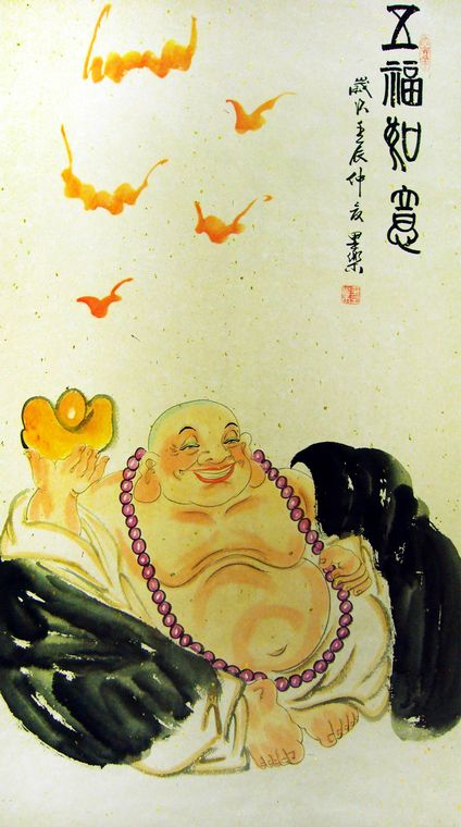 弥勒佛五福如意