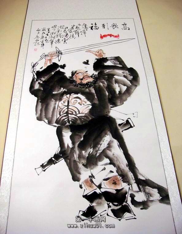 小腿天师钟馗纹身内容图片分享