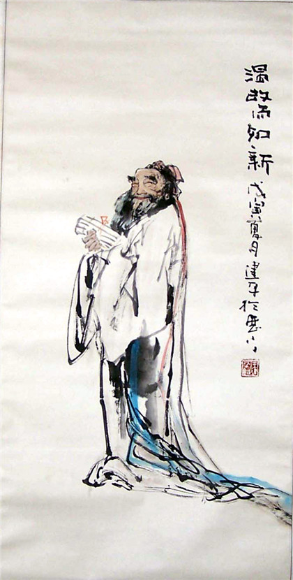 孔子的国画