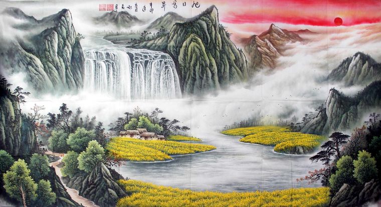 适合办公室挂的字画