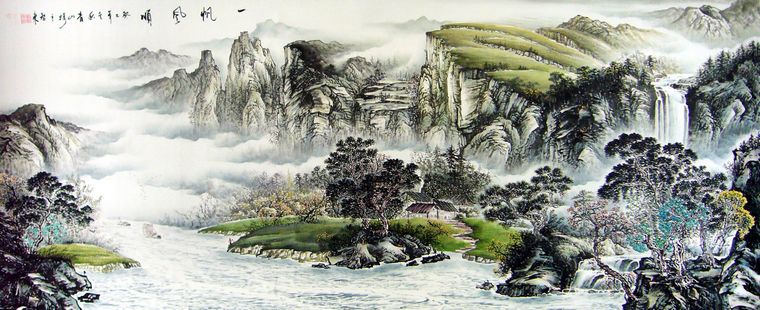 名家山水画作品