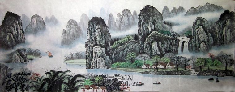 卧室里挂的字画